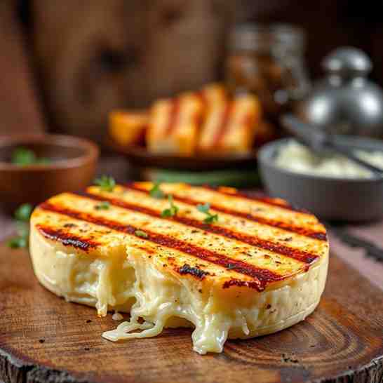 Grilled Majorero Cheese - Canarian Recipe